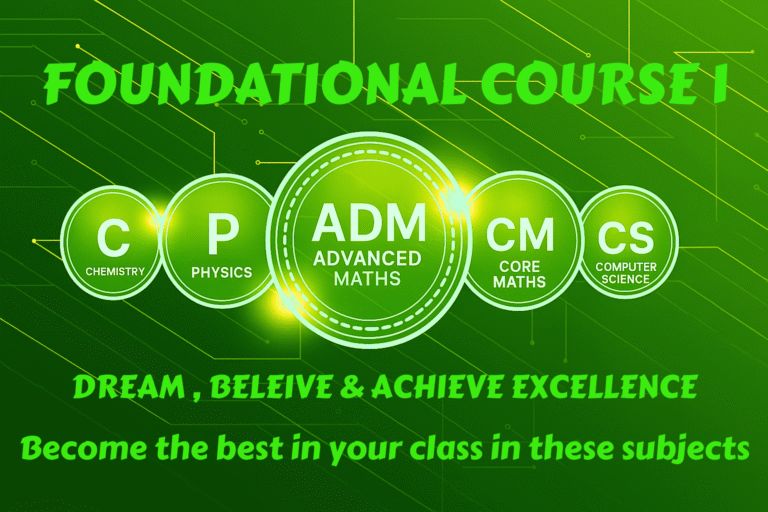 FOUNDATIONAL COURSE 1